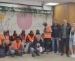 תלמידי אורט רמת יוסף במחווה מרגשת לעובדי התברואה