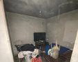 השריפה שפרצה בדירה | צילום: תיעוד מבצעי כבאות והצלה