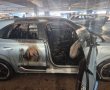 שריפה ברכב חשמלי בחניון קניון רננים – לוחמי האש מנעו אסון