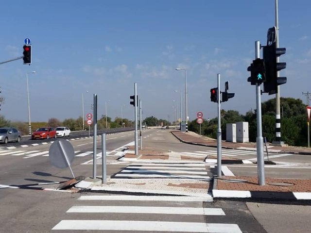 צומת בת הדר, צילום מועצה אזורית חוף אשקלון